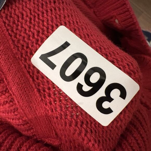 THE CHILDRENS PLACE Sweater Boys XL 14 Red Fair Isle Mock Neck Long Sleeve - Picture 10 of 10